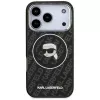 Karl Lagerfeld Capa MagSafe IML Karl Head Logo para iPhone 17 Pro Max preta