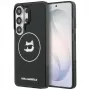 Karl Lagerfeld Capa MagSafe IML Repeated Choupette para Samsung Galaxy S26 Ultra, Preta