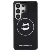 Karl Lagerfeld Capa MagSafe IML Repeated Choupette para Samsung Galaxy S26 Ultra, Preta