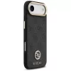 GUESS Capa MagSafe 4G Strass Logo para iPhone Air com botões metálicos e alça de pulso - Preta