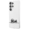 Karl Lagerfeld Capa MagSafe IML Peekaboo Karl & Choupette para Samsung Galaxy S26 Ultra - Transparente