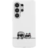 Karl Lagerfeld Capa MagSafe IML Peekaboo Karl & Choupette para Samsung Galaxy S26 Ultra - Transparente