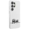 Karl Lagerfeld Capa MagSafe IML Peekaboo Karl & Choupette para Samsung Galaxy S26 Ultra - Transparente
