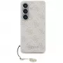 GUESS Capa MagSafe 4G Classic Logo Charm para Samsung Galaxy S26 - Rosa