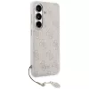 GUESS Capa MagSafe 4G Classic Logo Charm para Samsung Galaxy S26 - Rosa