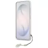 GUESS Capa MagSafe 4G Classic Logo Charm para Samsung Galaxy S26 - Rosa