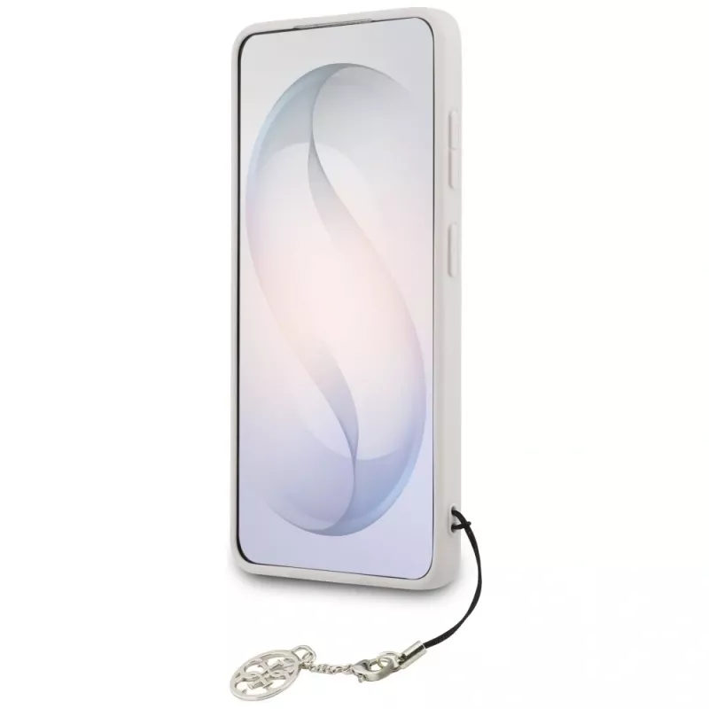 GUESS Capa MagSafe 4G Classic Logo Charm para Samsung Galaxy S26 - Rosa