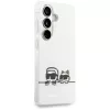 Karl Lagerfeld Capa MagSafe IML Peekaboo Karl & Choupette para Samsung Galaxy S26, Transparente