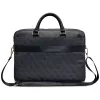 GUESS Mala para portátil 4G Round & Classic Logos Stripe 16 polegadas preta