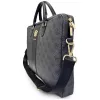 GUESS Mala para portátil 4G Round & Classic Logos Stripe 16 polegadas preta