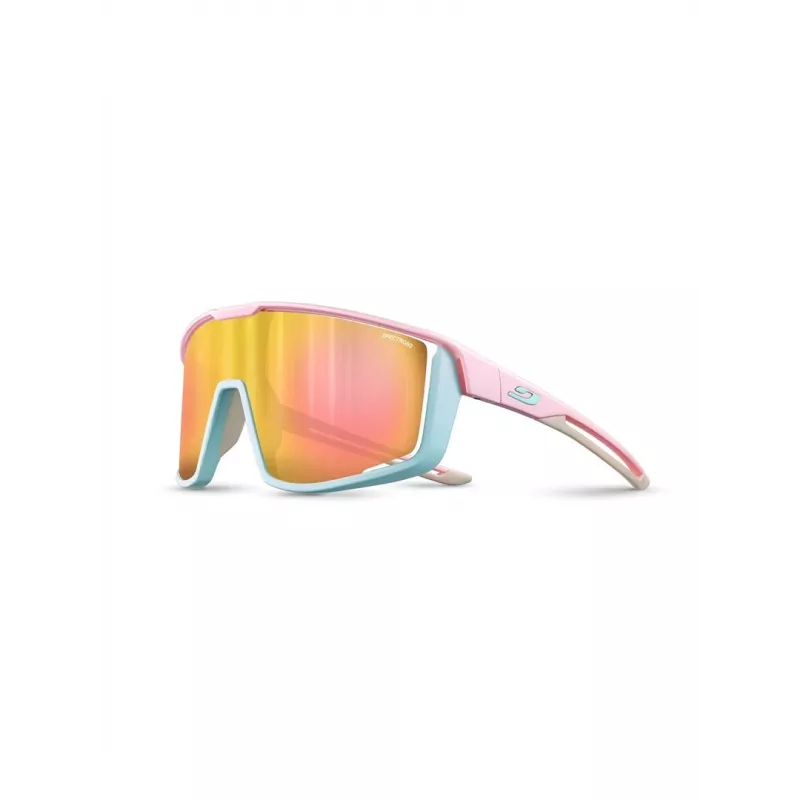 Julbo Fury Óculos de sol, Rosa pastel mate/Azul