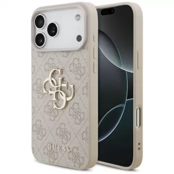 GUESS Capa 4G Big Logo para Apple iPhone 17 Pro Max / 18 Pro Max - Rosa