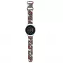 Hello Kitty Bracelete universal em silicone Graffiti rosa 22 mm