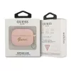 GUESS Capa para AirPods Pro rosa em silicone Charm Heart Collection