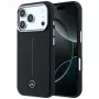 Capa MagSafe Mercedes em pele Semi Wrap Iconic Line para iPhone 18 Pro Max / 17 Pro Max - preta