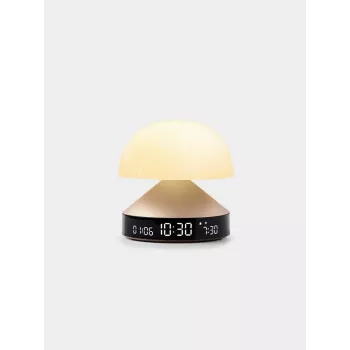 Despertador Lexon Mina Sunrise com luz de despertar, dourado