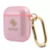 Capa de proteção GUESS Glitter Collection para Apple AirPods 1/2 - rosa