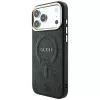 Capa MagSafe GUESS Embossed 4G Classic para iPhone 17 Pro Max / 18 Pro Max - preta