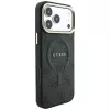 Capa MagSafe GUESS Embossed 4G Classic para iPhone 17 Pro Max / 18 Pro Max - preta