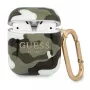 Capa GUESS Camo Collection para AirPods 1/2 verde/caqui
