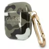 Capa GUESS Camo Collection para AirPods 1/2 verde/caqui