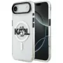 Karl Lagerfeld IML Choupette Sketch Logo Capa MagSafe para iPhone Air, Transparente