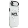 Karl Lagerfeld IML Choupette Sketch Logo Capa MagSafe para iPhone Air, Transparente
