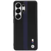 Capa MagSafe BMW Perforated Stripe Logo para Samsung Galaxy S26 Ultra - azul