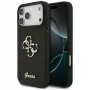 Capa GUESS Fixed Glitter Big 4G para iPhone 18 Pro Max / 17 Pro Max - preta