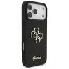 Capa GUESS Fixed Glitter Big 4G para iPhone 18 Pro Max / 17 Pro Max - preta