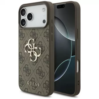 Capa GUESS 4G Big Logo para iPhone 17 Pro Max / 18 Pro Max - castanha