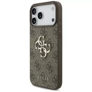 Capa GUESS 4G Big Logo para iPhone 17 Pro Max / 18 Pro Max - castanha