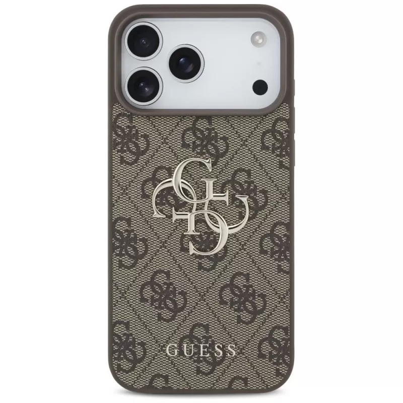 Capa GUESS 4G Big Logo para iPhone 17 Pro Max / 18 Pro Max - castanha