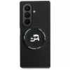 Capa MagSafe Karl Lagerfeld Karl & Choupette Logo para Samsung Galaxy Z Fold7 - preta