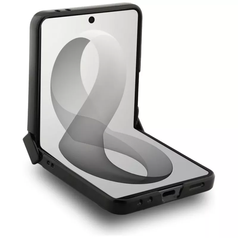Capa MagSafe Guess 4G Classic para Samsung Galaxy Z Flip 8 – rosa