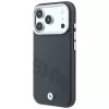 Capa MagSafe BMW Sign Inclined Deboss Letters para iPhone 18 Pro / 17 Pro - cinzenta