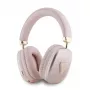 Auscultadores Bluetooth on-ear GUESS Metallic Triangle Logo V5.3 rosa