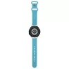 Hello Kitty Bracelete universal de silicone HKUWMSCHBLB, Kitty Head, Azul, 20mm