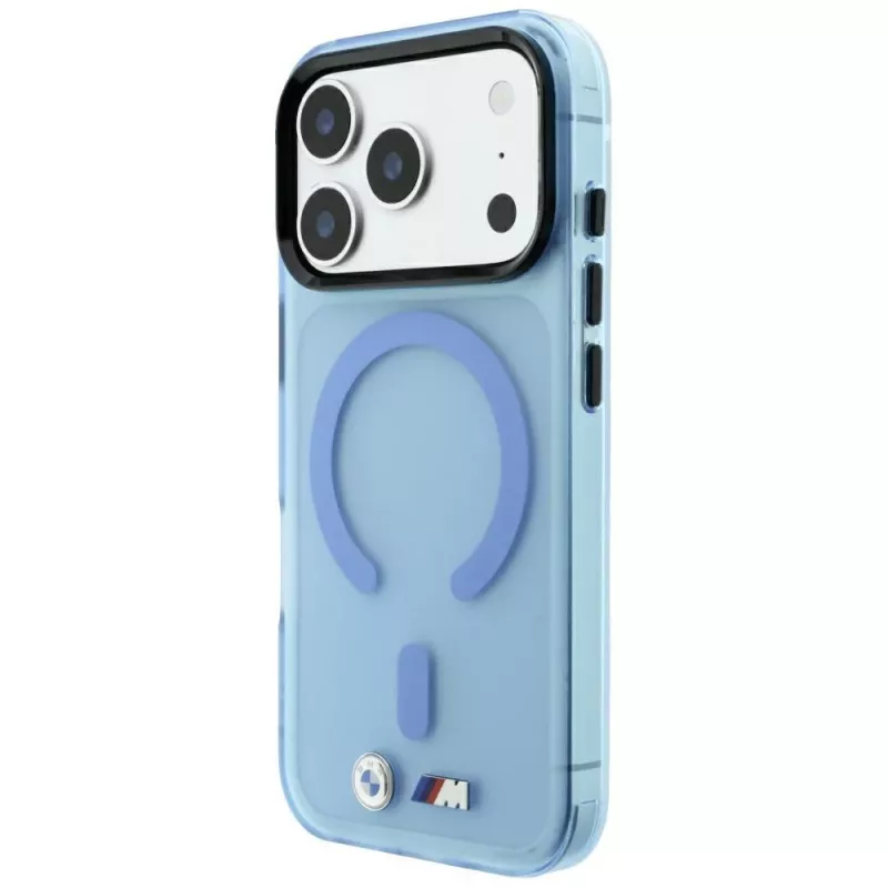 Capa MagSafe BMW M IML Frosted para iPhone 18 Pro / 17 Pro - azul