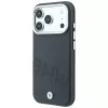 Capa MagSafe BMW Sign Inclined Deboss Letters para iPhone 18 Pro Max / 17 Pro Max - cinzento