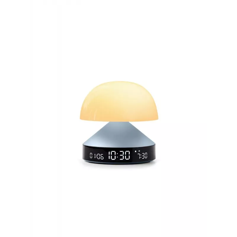 Despertador com luz de amanhecer Lexon Mina Sunrise, azul-claro
