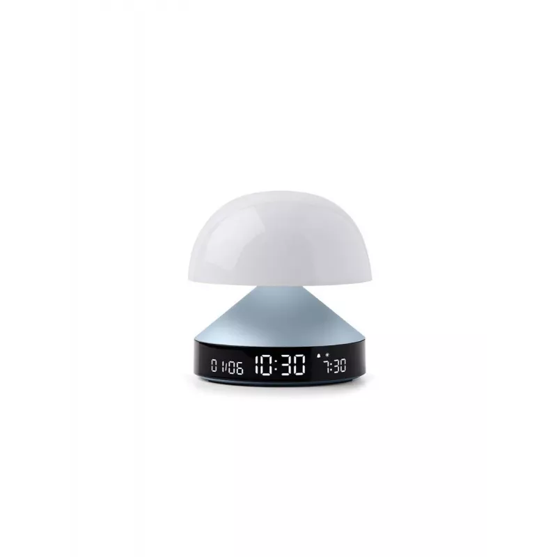Despertador com luz de amanhecer Lexon Mina Sunrise, azul-claro