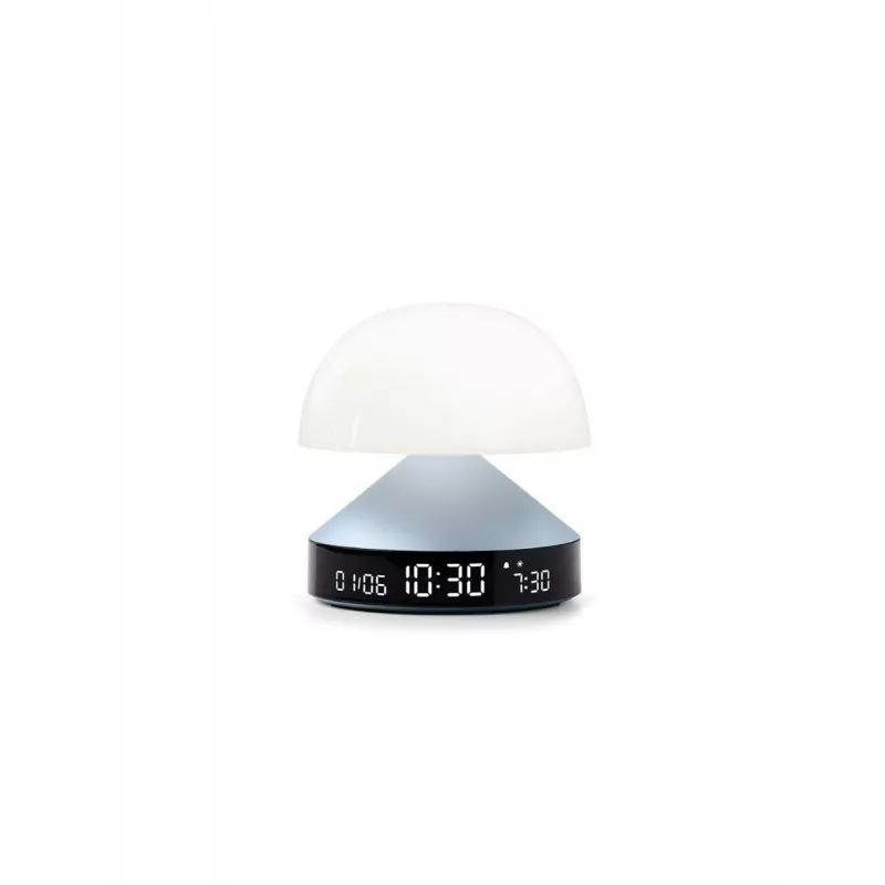 Despertador com luz de amanhecer Lexon Mina Sunrise, azul-claro
