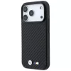 Capa MagSafe BMW M Carbon Metal Logo para iPhone 18 Pro Max / 17 Pro Max - preto
