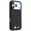 Capa MagSafe BMW M Carbon Metal Logo para iPhone 18 Pro Max / 17 Pro Max - preto