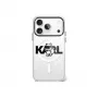 Capa MagSafe Karl Lagerfeld IML Choupette Sketch Logo para iPhone 17 Pro - transparente