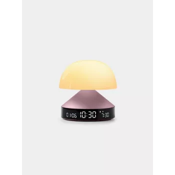 Despertador com luz de amanhecer Lexon Mina Sunrise, rosa-claro