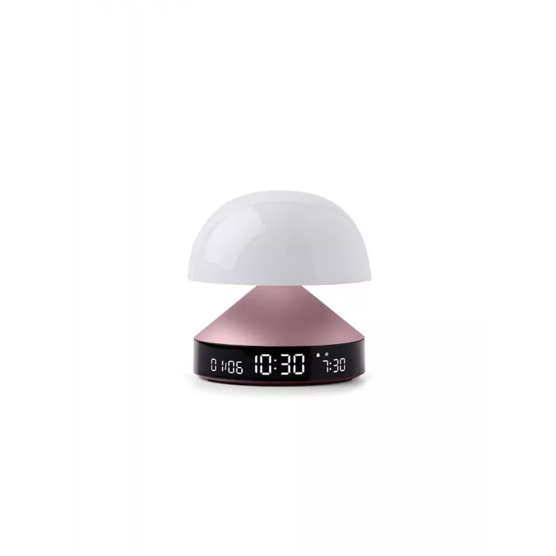 Despertador com luz de amanhecer Lexon Mina Sunrise, rosa-claro