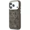 Capa GUESS 4G & Big Resin Logo para iPhone 17 Pro / 18 Pro - castanho