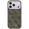 Capa GUESS 4G & Big Resin Logo para iPhone 17 Pro / 18 Pro - castanho